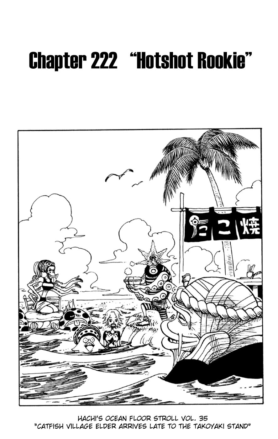 One Piece, Chapter 222 image 01